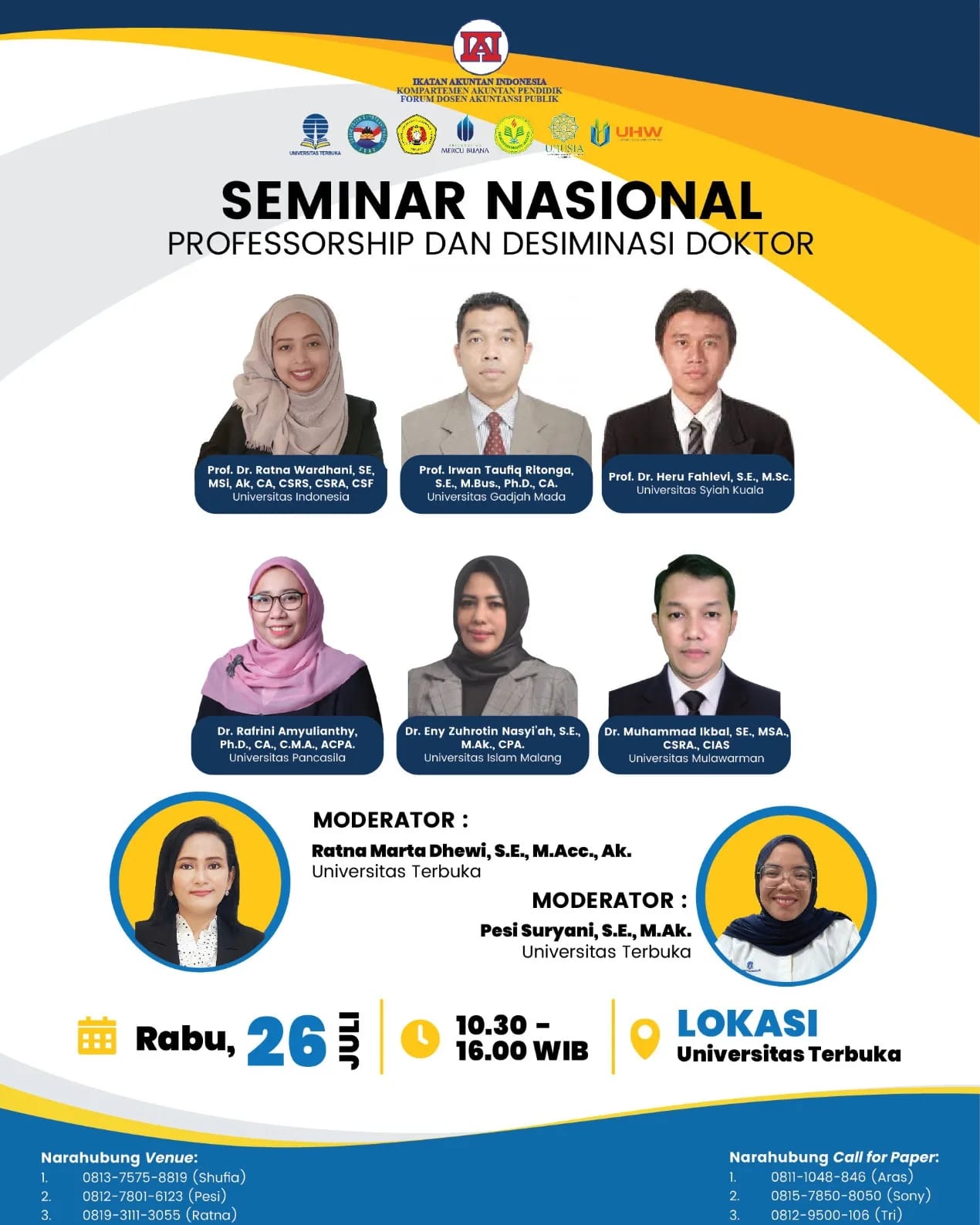 Seminar Nasional Dan Call For Paper FDAP Fakultas Ekonomi Dan Bisnis